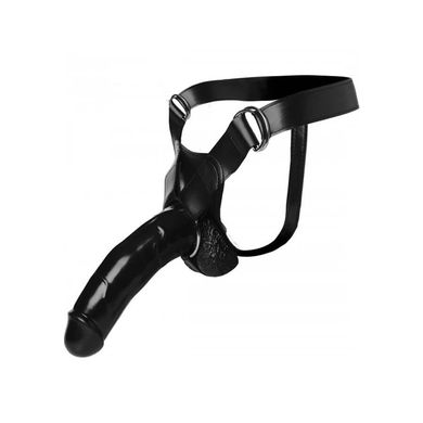 MASTER SERIES Infiltrator II Hollow Strap-On and 9inch Dildo black