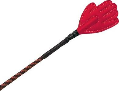 WHIP & GO Kurzer Reitstock, Hand-Klatsche
