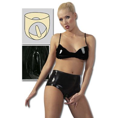 Latex Slip mit Vagina und Schamlippen