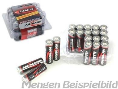 ANSMANN ENERGY 80x ALKALINE BATTERIEN 1,5V AA LR06 / LR6 MIGNON MN1500 BLISTER