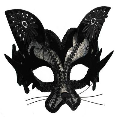 Maske mit Spitze (Cat)