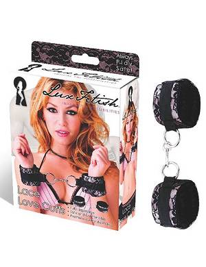 LUX FETISH Lace Love Cuffs