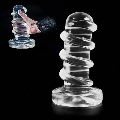 Dark Crystal Clear Large Dildo DCC20