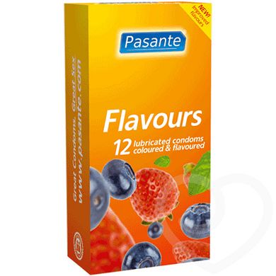 Pasante Kondome mit Geschmack (12er Pack)