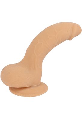 22 x 4 cm Dwight Dildo mit Hoden flesh