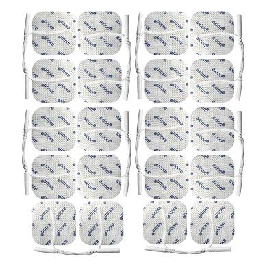 20 Stück Elektroden Pads 5x5cm für TENS EMS Reizstrom Gerät mit 2mm-Stecker