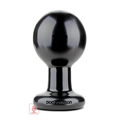 Round Butt - Plug schwarz - large