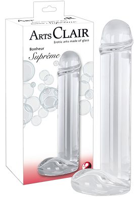 24 x 3,4 cm Glasdildo Arts Clair Bonheur Supreme clear
