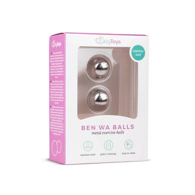 EasyToys ? Magnetische Ben Wa Liebeskugeln 19 mm in Silber