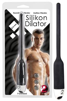 Schwarzer Dilator mit Vibration in sieben Stufen