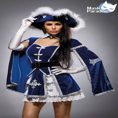Sexy Musketier-Kostmset