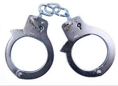 BU Pekl Handschelle Handschellen Handfessel verchromt mit Arretierung