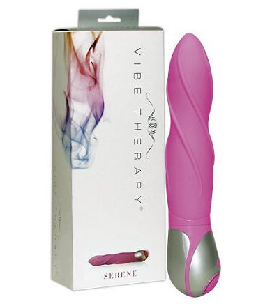 Rosafarbener Silikon Vibrator Serene