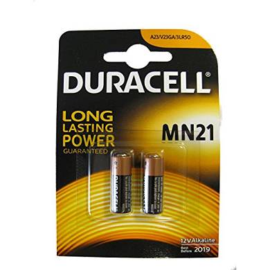 Duracell DUMN21-2 MN21 V23GA Batterien (2-er Pack. 12 Volt. 50mAh)