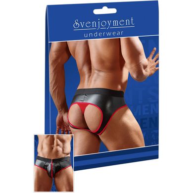 Herren - Svenjoyment Herren-Jock Neopren schwarz/rot