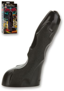 18 x 5,4 cm Dildo Doc Johnson Super Hung Heroes - The caped Cock black