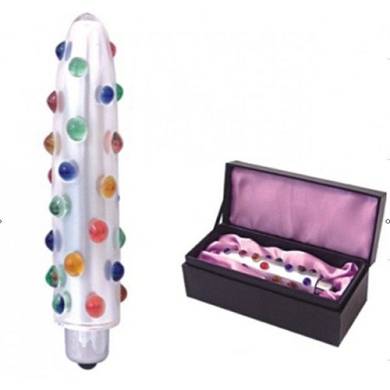 Waooh 69 - Perlförmig Glasvibrator - Weiss