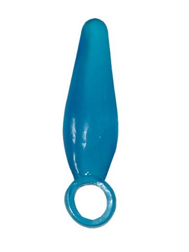 Anal Finger: Miniplug, blau