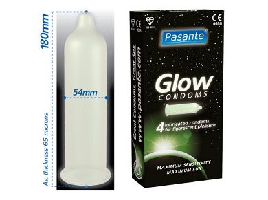 Pasante Glow In The Dark 1 Kondom