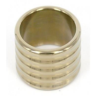 Cockring Comet Gold aus Titan – EXTRAVAGANT UND GALAKTISCH (55mm)