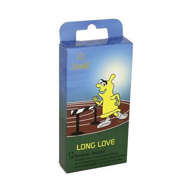 Amor Long-Love Kondome 12 Stück naturfarben aktverlängernde Substanz $12