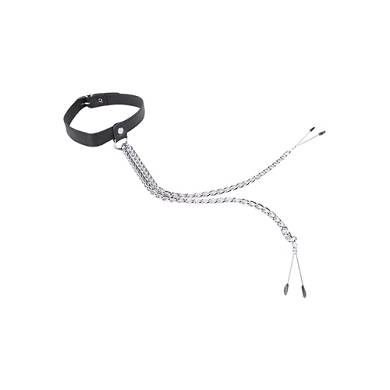 Halsband mit Nippelklemmen