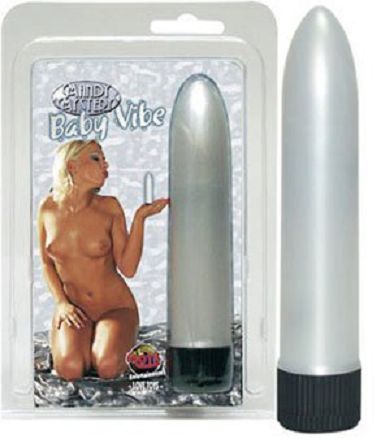 Vibrator -Baby Vibe- (13cm) in Metallic-Weiss