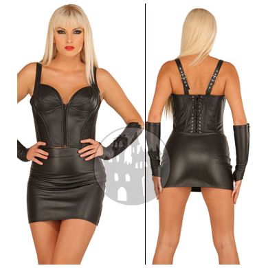 Leder Bleistiftrock