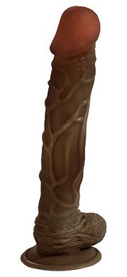 20 x 4 cm Dildo - Reginaldo black