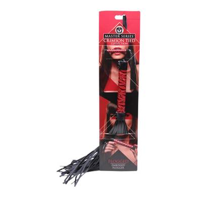 Edle Peitsche in Schwarz/Rot