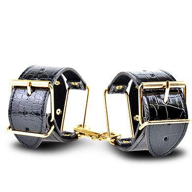 Fetish Fantasy - Handfessel - schwarz / gold