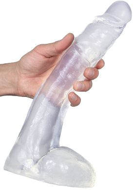 33 x 6,5 cm ASS ANGELES Dildo Rowland clear