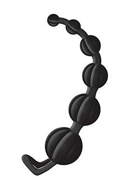Adam & Eve Butt Beads - schwarz