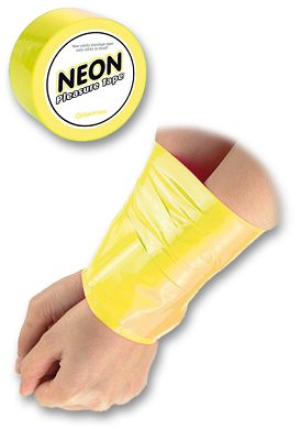 Neon Pleasure Bondage Tape 10 m yellow