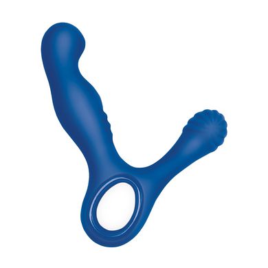 14 x 2,9 cm RENEGADE Revive Rechargeable Dual Stimulator bendable Prostate Massager blue
