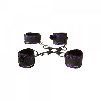 Doc Johnson - Fessel-Set "4-Way" - in Violett