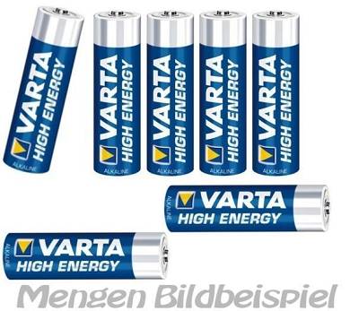 8 x BATTERIEN VARTA 4906 HIGH ENERGY BATTERIE 1,5V AA LR06 MIGNON 2850mA BLISTER