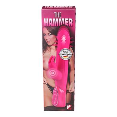 The Hammer Rabbit Vibrator in Pink