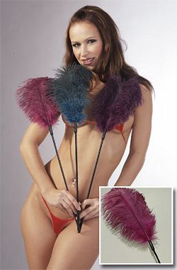 Federstab 100 cm pink