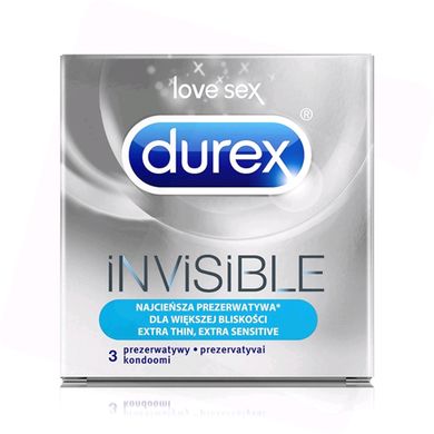 Durex Invisible Extra Sensitive - 3 Stck