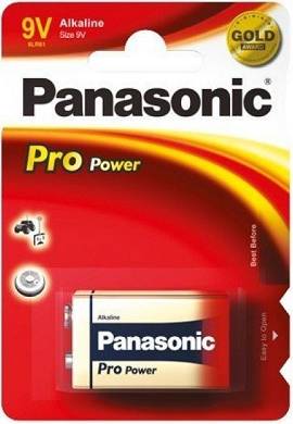 Batterie 9V E-Block 6LR61 Panasonic Pro Power Alkaline - MN1604 - Blister