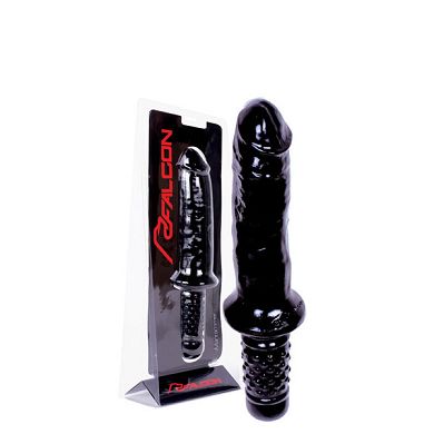 Falcon Dildo mit Griff schwarz