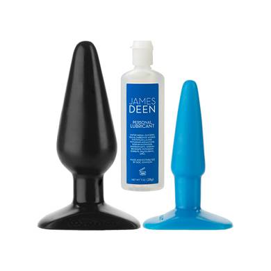 James Deen Anales Trainingsset in Schwarz und Blau
