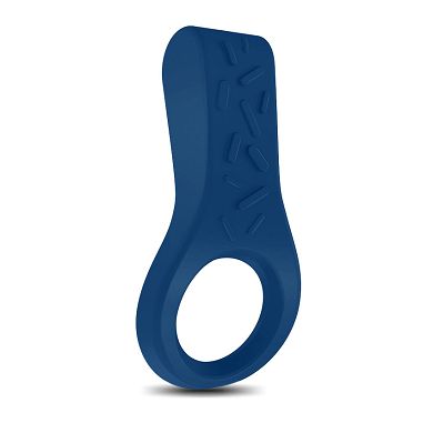 OVO B4 Silikon Vibro Penisring - blau