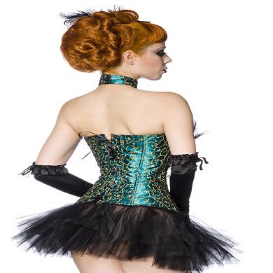 Burlesque Corsagen Set mit Rock
