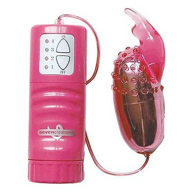 Seven Creations Vibro-Ei Bullet Plus Rabbit in pink