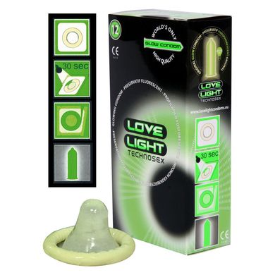 Love Light leuchtendes Kondom 12er