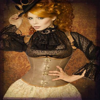 Steampunk-Unterbrust-Corsage