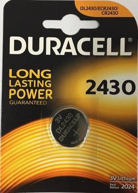 DURACELL BATTERIE CR2430 LITHIUM KNOPFZELLE IM BLISTER