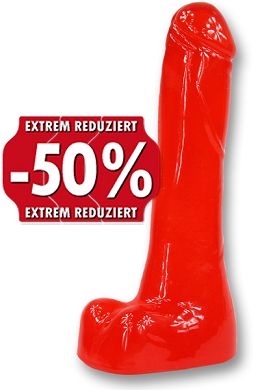 13,5 x 3 cm Dildo Jelly Krystals Jiggle Dong red